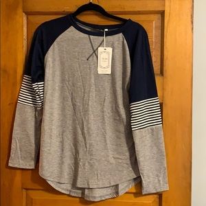 Long sleeve baseball shirt